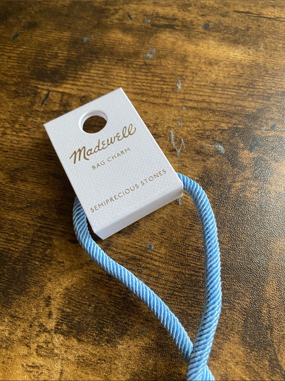 NWT MADEWELL Stone Bag Charm - Picture 5 of 8